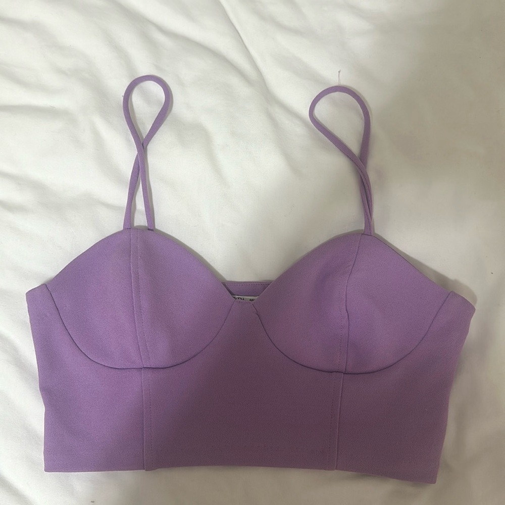 Zara Corset Crop Top